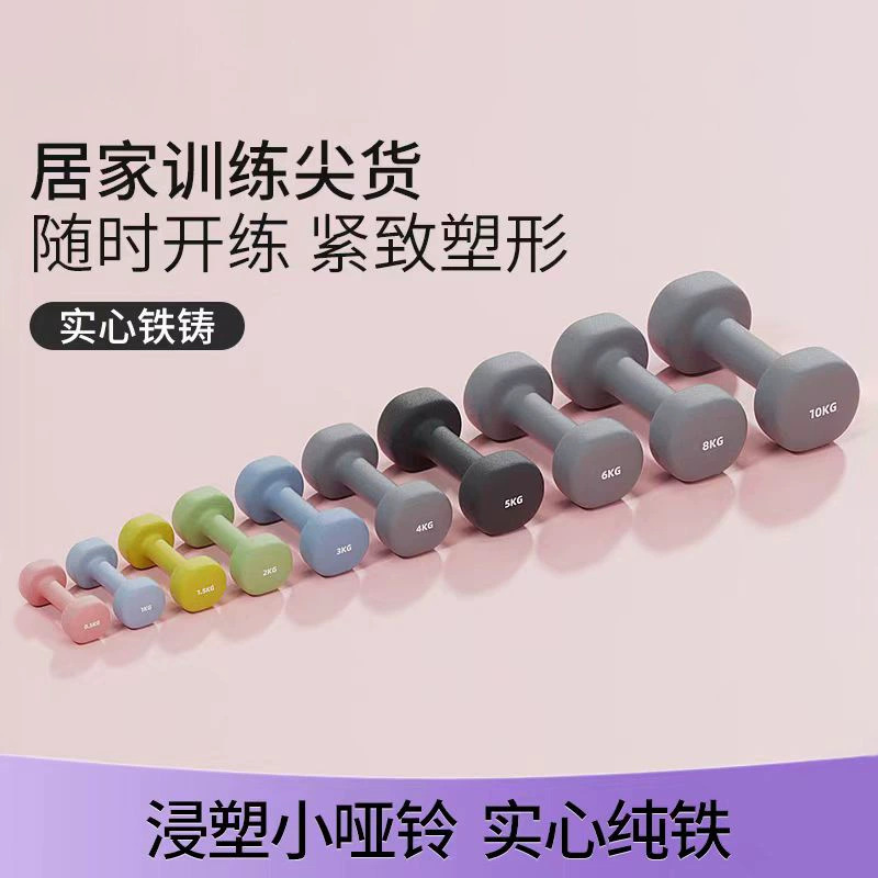 Sports Equipment At Home - Set Dumbbell Wanita 3kg, Peralatan Gym