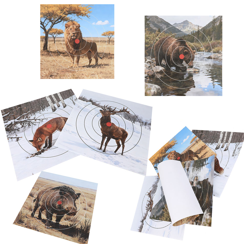 Archery Target Face - Kertas Target Tembak 40x40cm Target Hewan