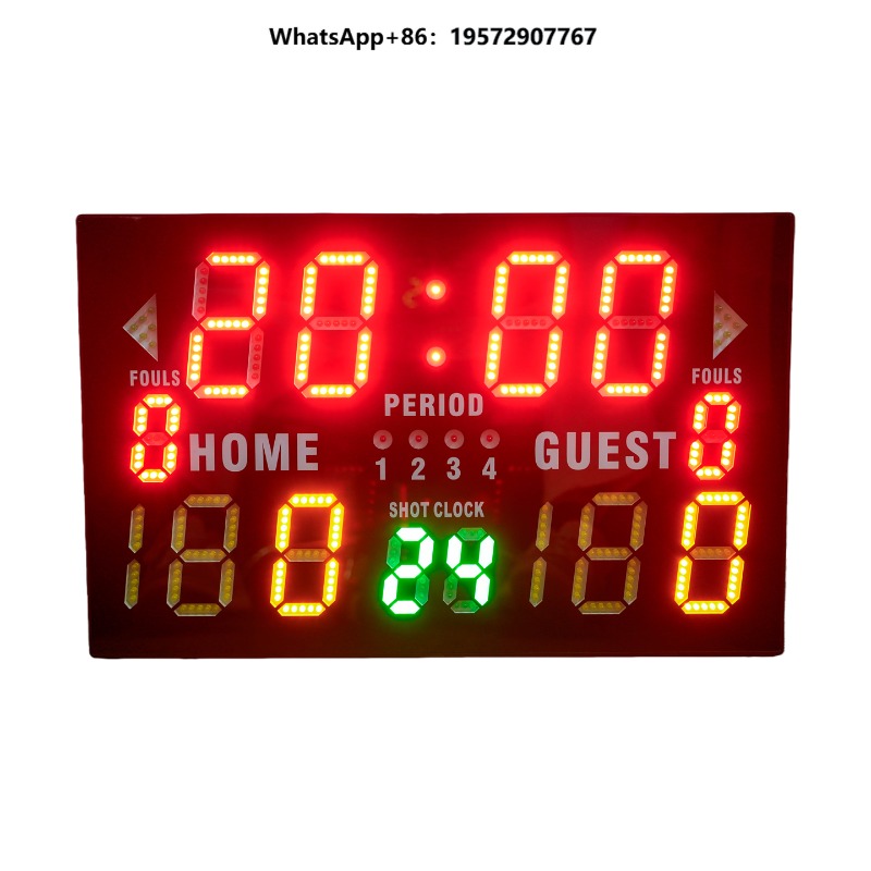 Sports Equipment Basketball - Papan Skor Bola Basket Elektronik Merah