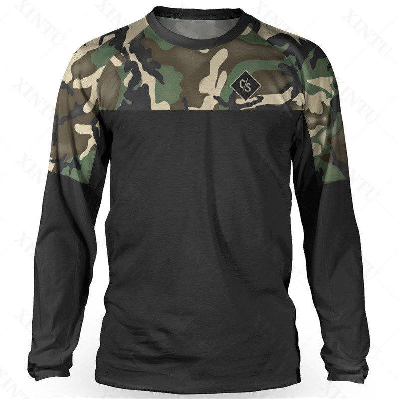 Sports Equipment Jersey - Jersey Pria Pengendara Longgar DH Setelan