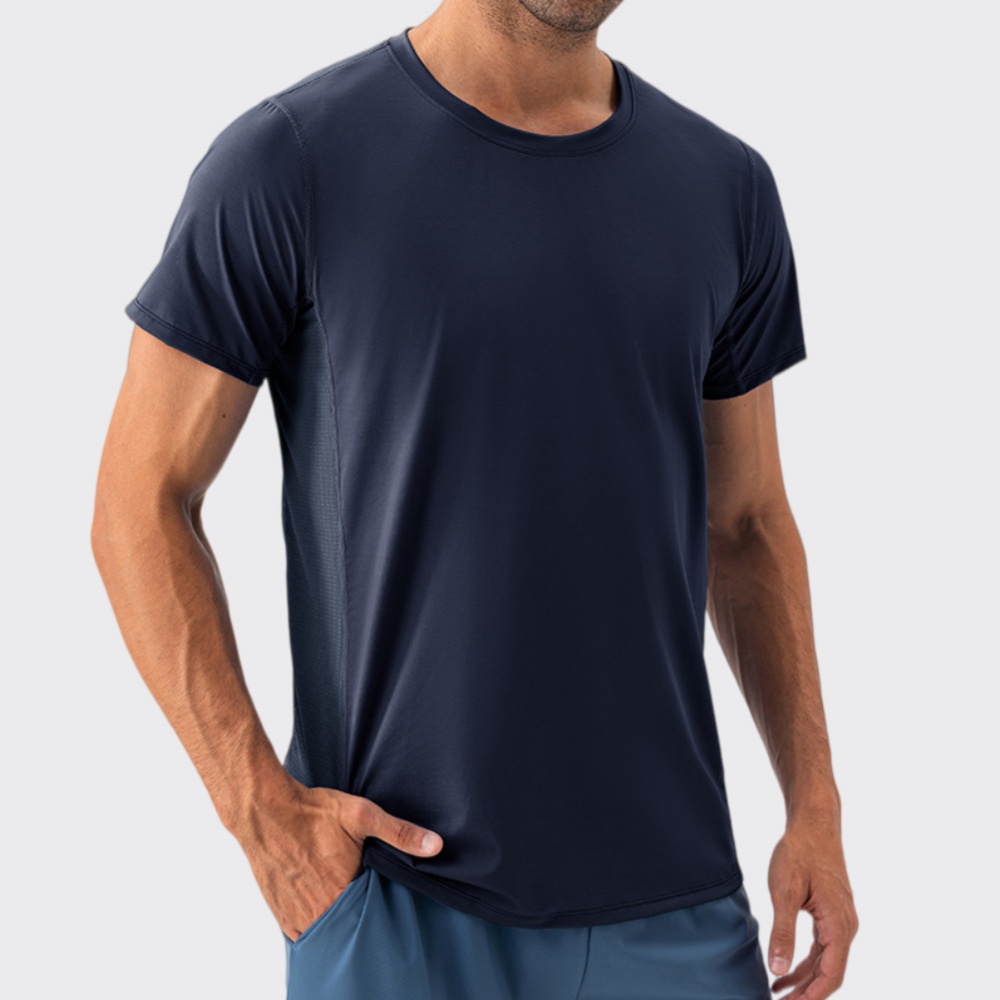 Kaos Olahraga Cepat Kering Len - Sports Equipment Logos ulasan dan harga