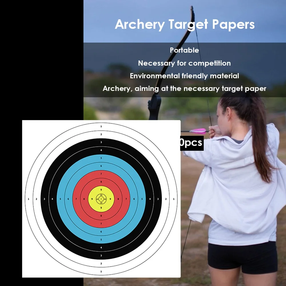 Aksesoris Menembak Panahan 10P - Archery Target Face ulasan dan harga