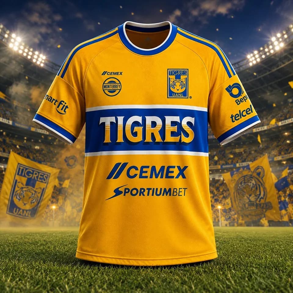 Jersey Sepak Bola Tigres UANL  - Sports Equipment Jersey ulasan dan harga