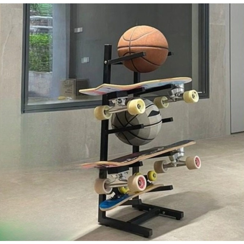 Rak Peralatan Skateboard Desai - Sports Equipment Basketball ulasan dan harga