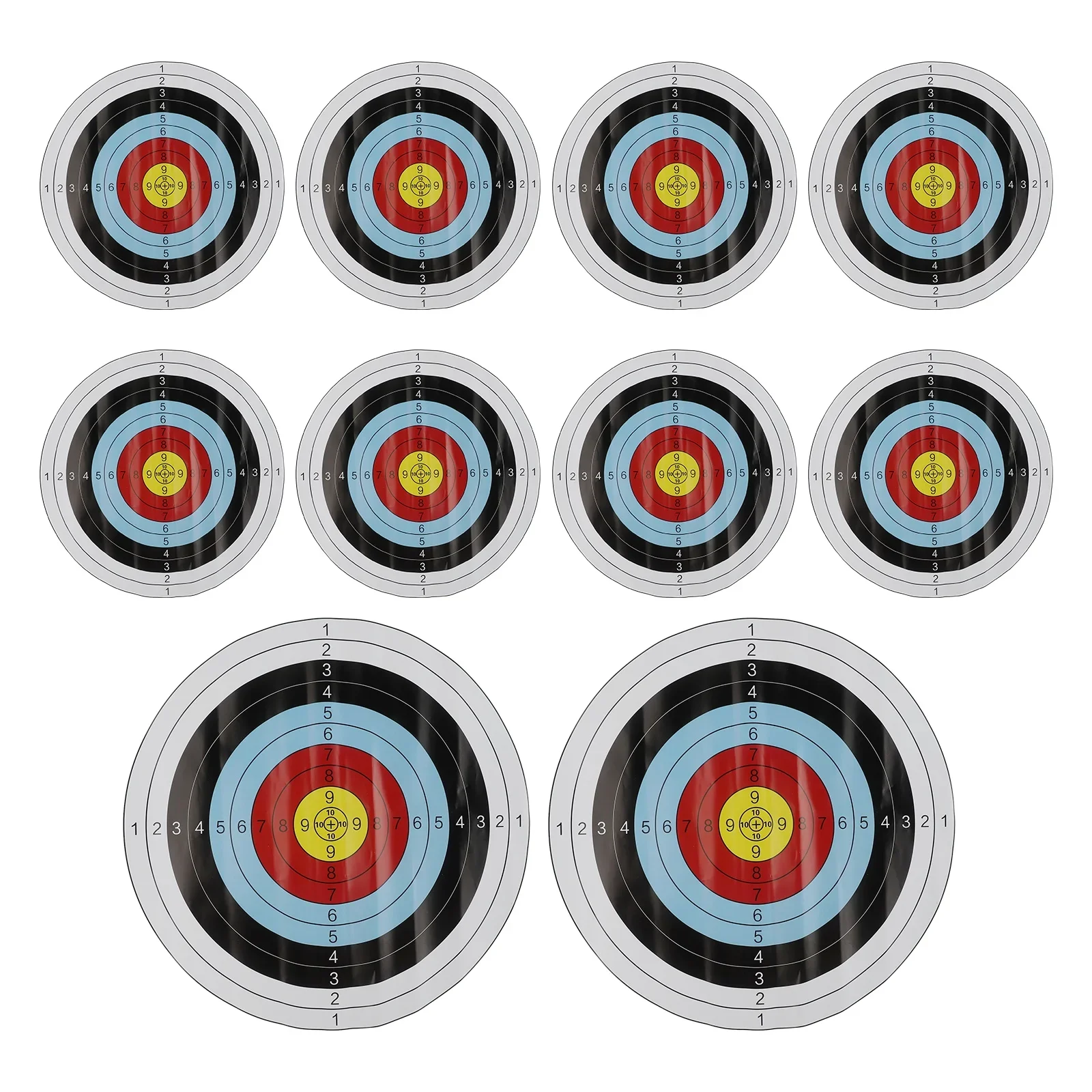 10 buah target panahan kertas  - Archery Target Face ulasan dan harga