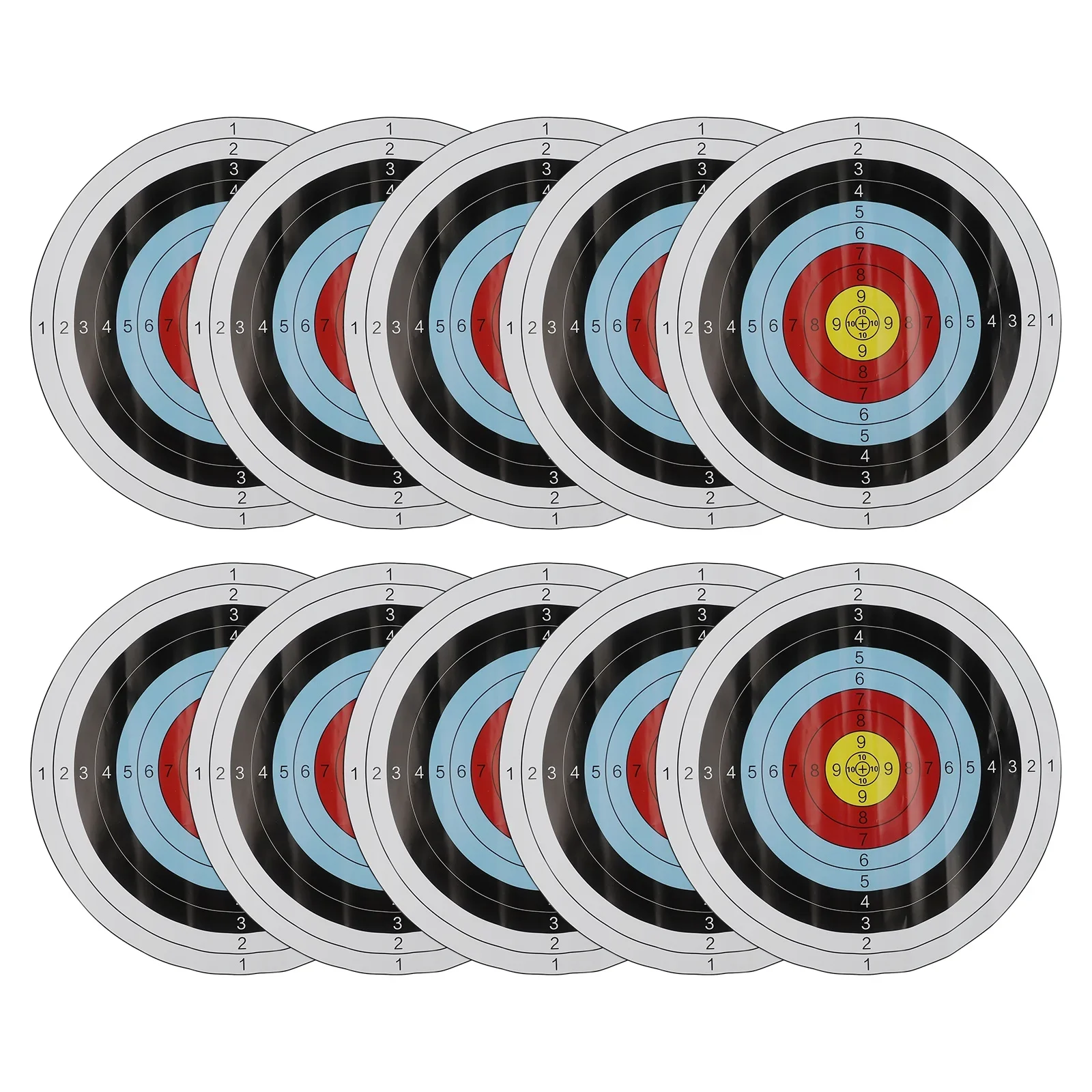10 buah target panahan kertas  - Archery Target Face ulasan dan harga