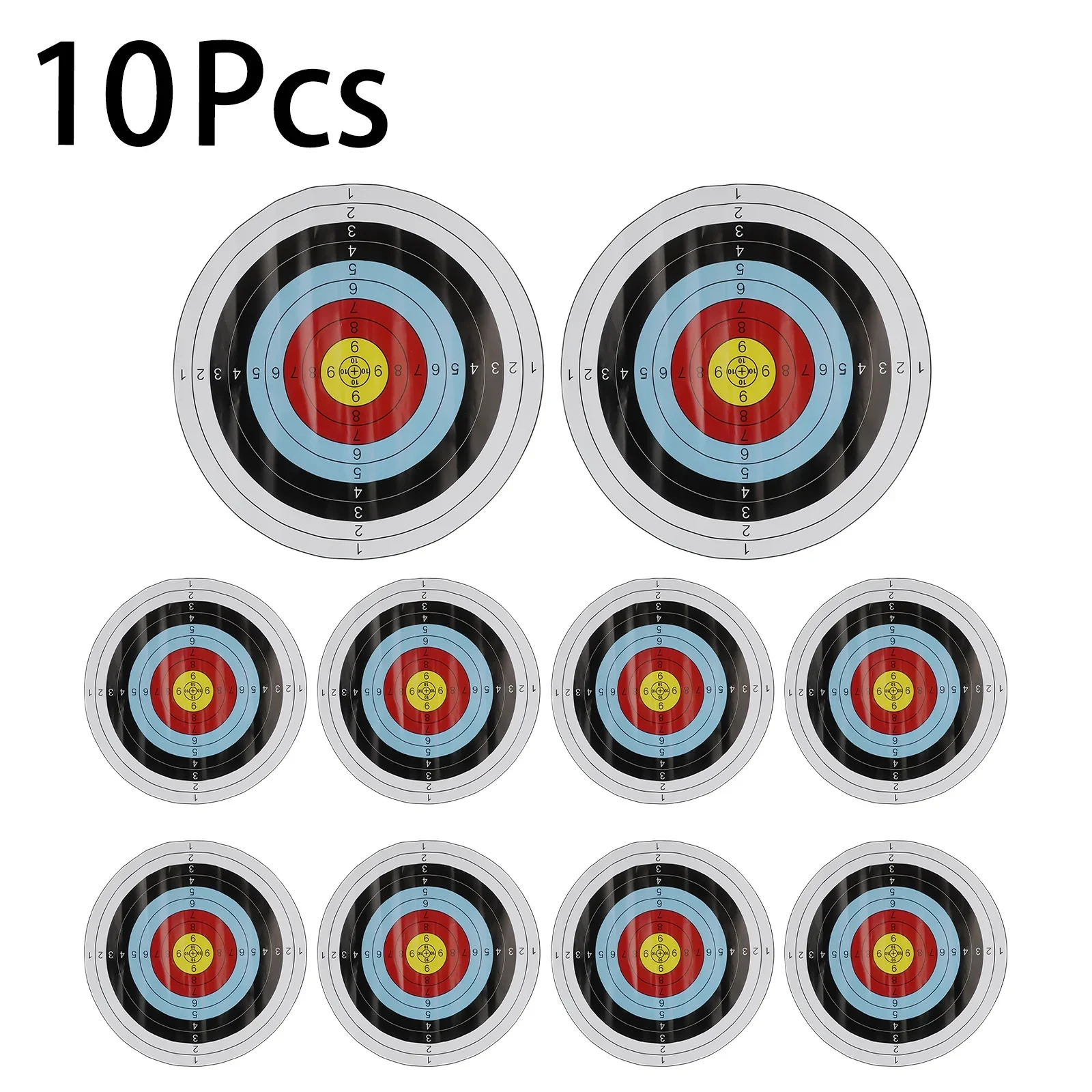 10 buah target panahan kertas  - Archery Target Face ulasan dan harga