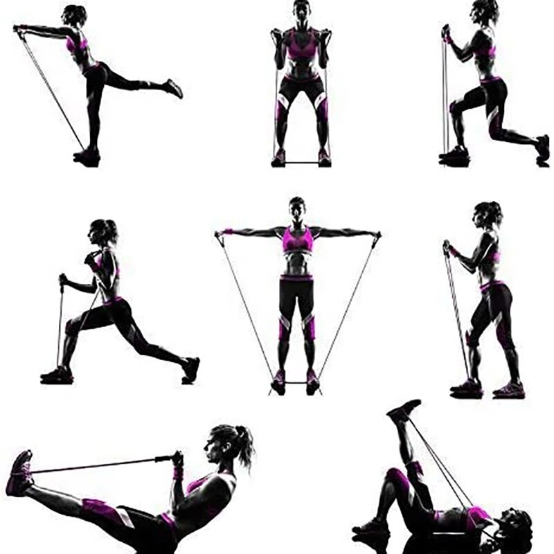 Resistance Band Dengan Peganga - Sports Equipment At Home ulasan dan harga