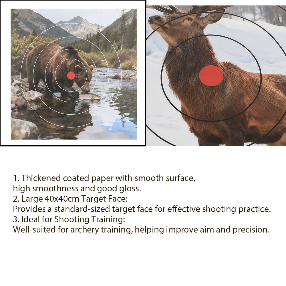 Kertas Target Tembak 40x40cm T - Archery Target Face ulasan dan harga