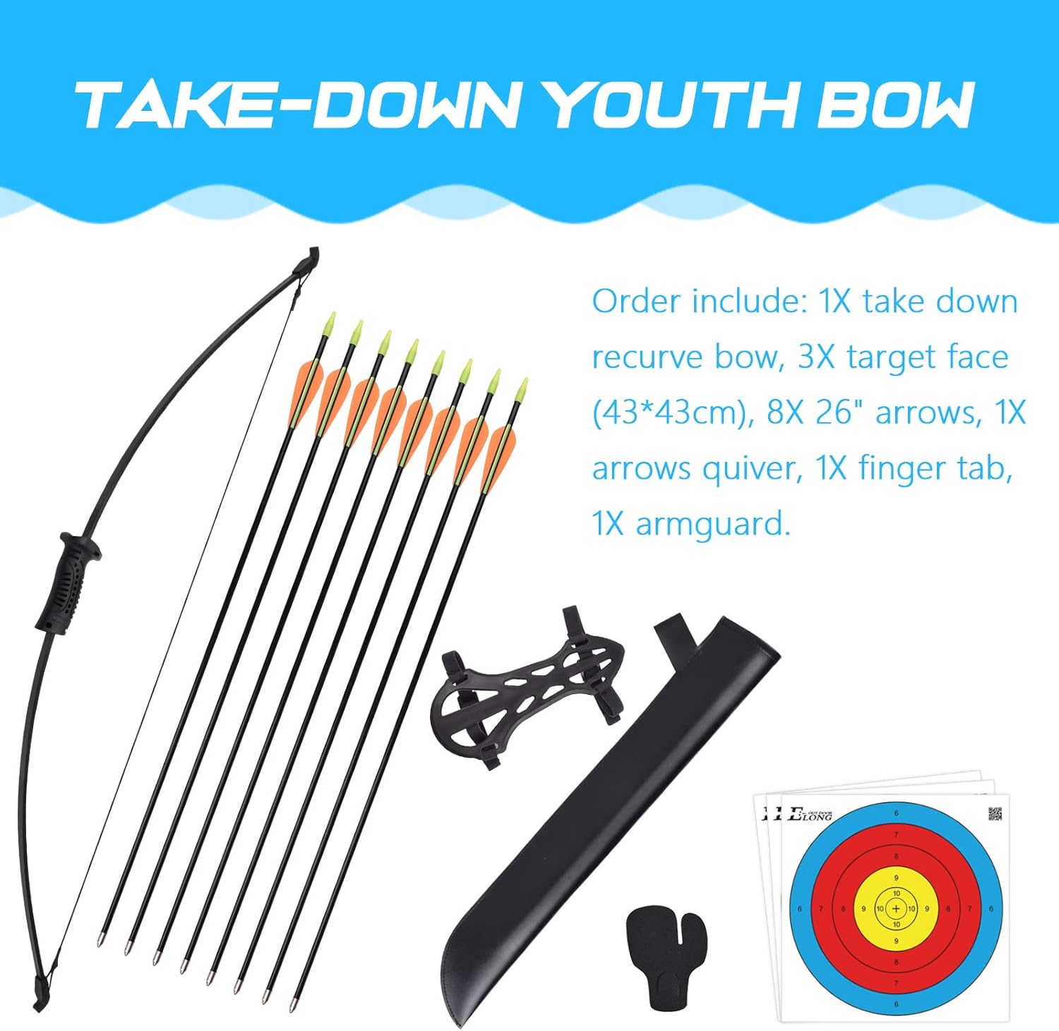 Set Busur dan Anak Panah Recur - Archery Target Face ulasan dan harga