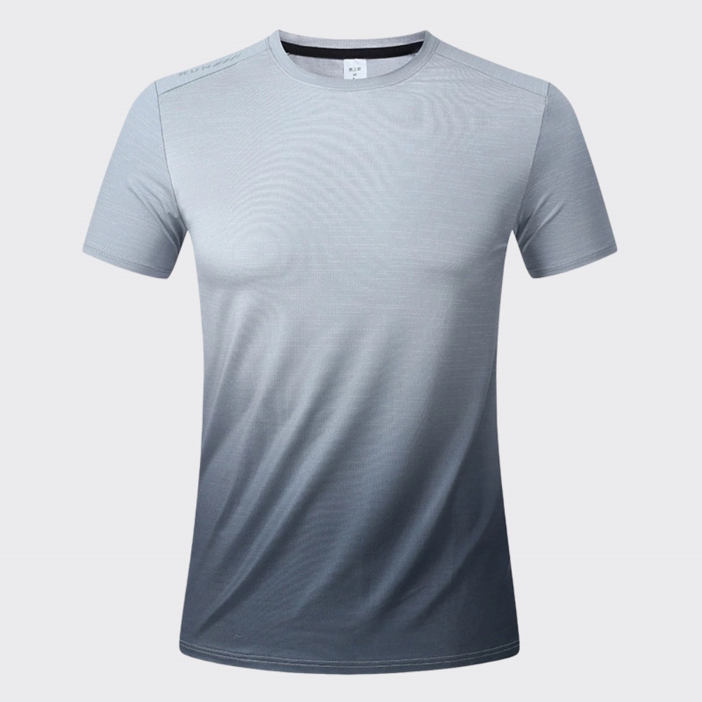 Kaos Lari Kebugaran Pria, Kaos - Sports Equipment Logos ulasan dan harga
