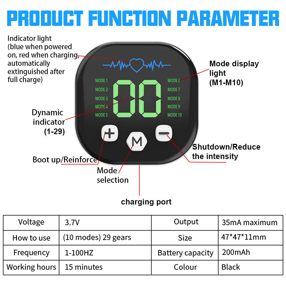 EMS Stimulator Otot Pelatih Pe - Sports Equipment At Home ulasan dan harga