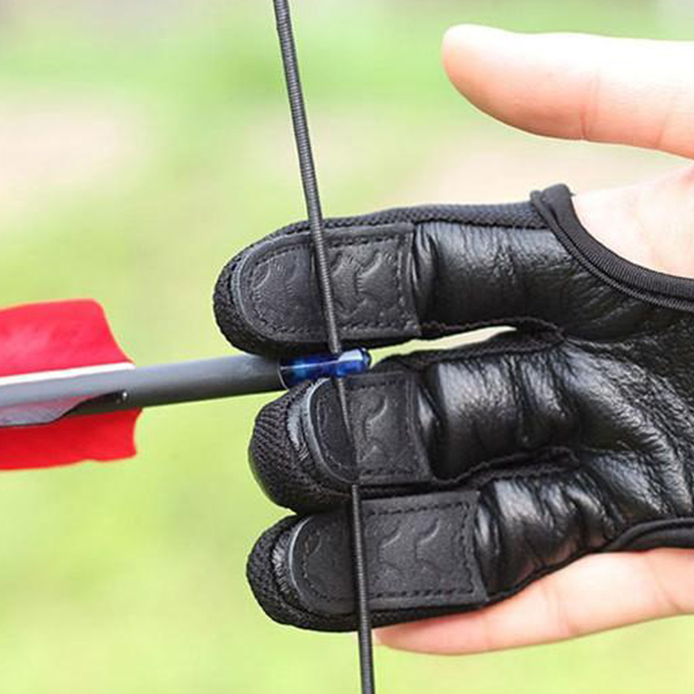 Sarung tangan kulit domba tiga - Archery Target Face ulasan dan harga