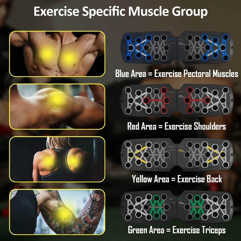 Papan Push Up Lipat dengan Tal - Sports Equipment At Home ulasan dan harga
